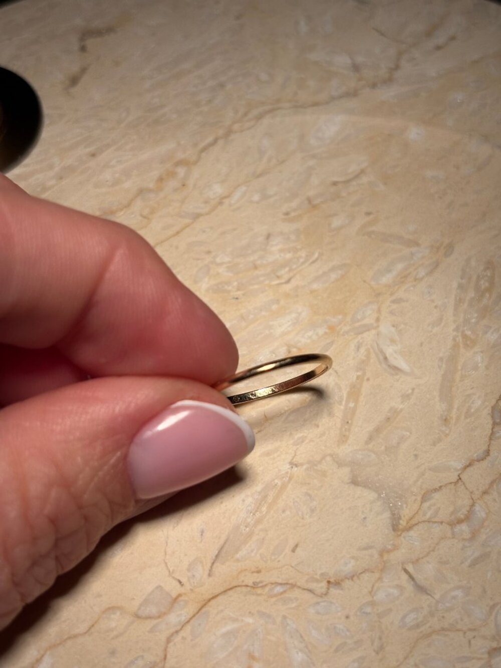 Stacker Ring 14K solid Gold - Picture 2 of 13